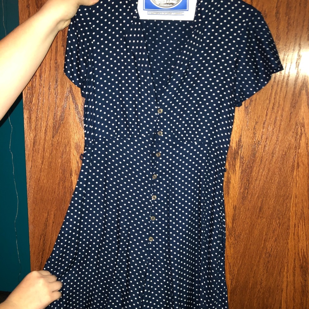 Polka dot romper - looks like a dress